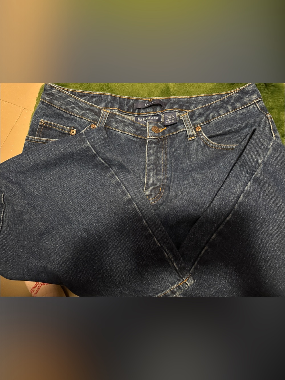 bill blass Blue Denim Easy Fit Petite Jeans